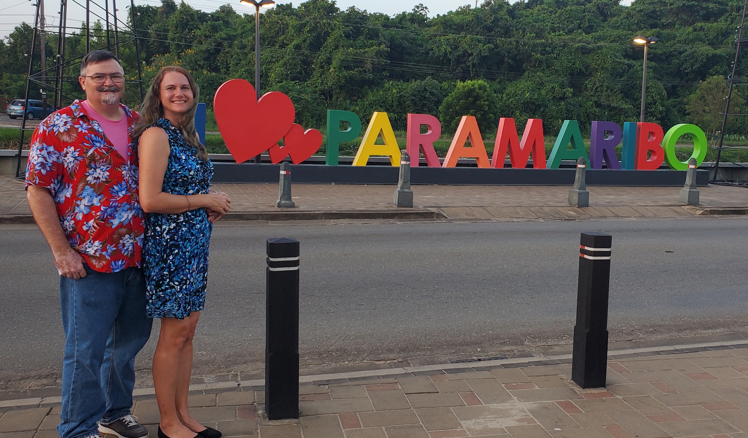 Suriname's Capital City, Paramaribo where they'll live and work